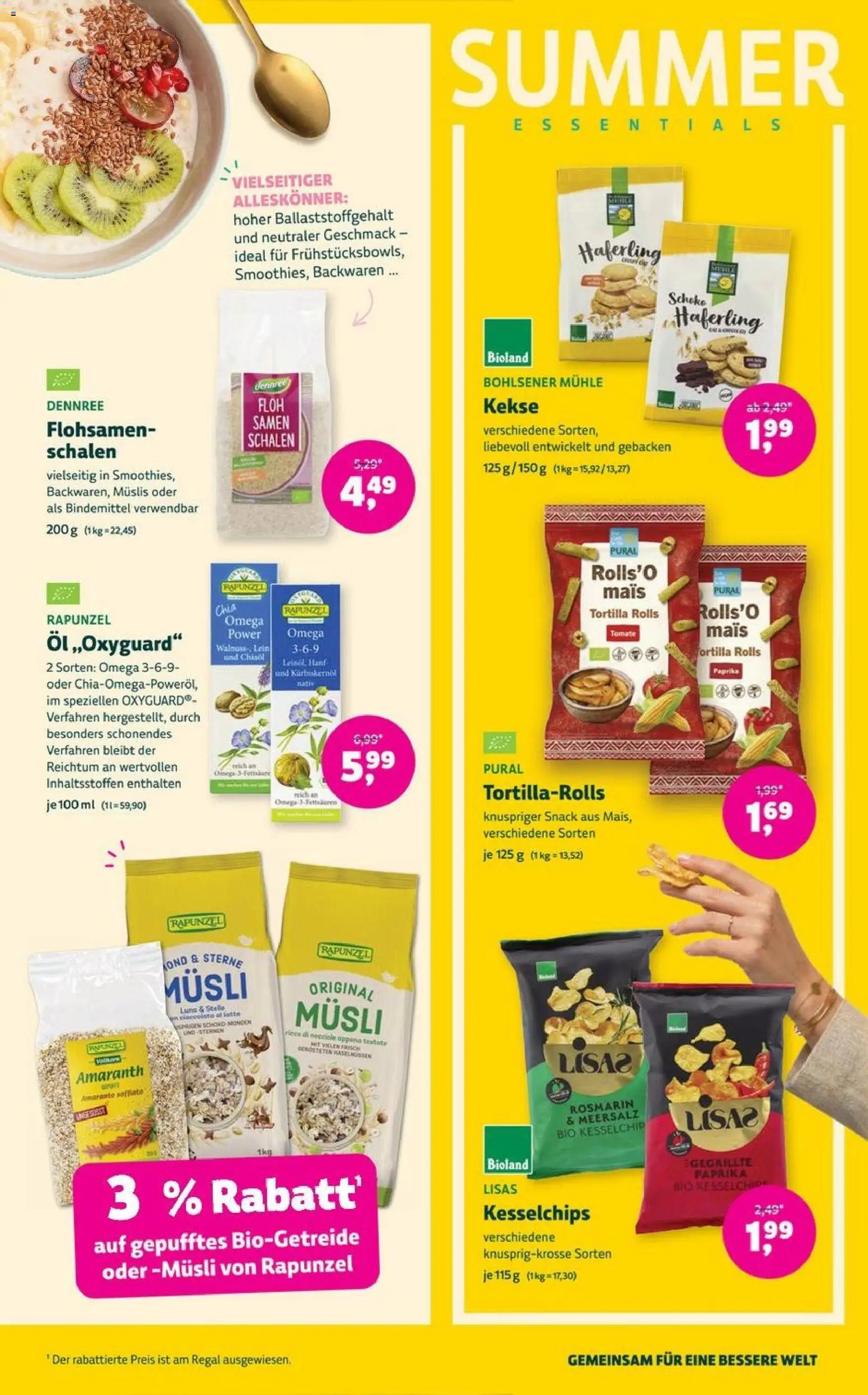 Denns BioMarkt Angebote – gültig ab 01.07.2026 | Seite: 11 | Produkte: Musli, Mühle, Öl, Paprika