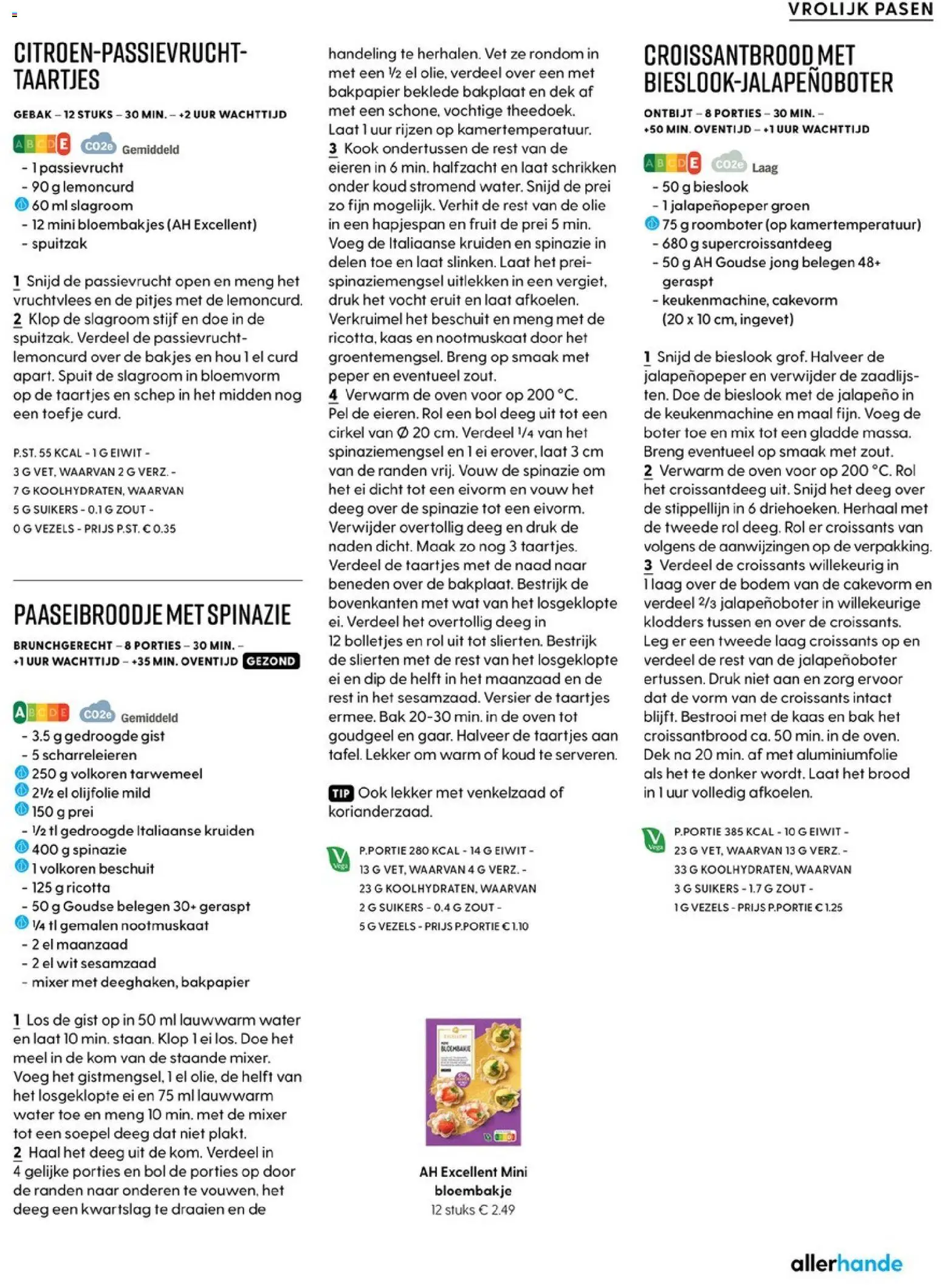 {H1} | Pagina: 91 | Producten: Spinazie, Eieren, Roomboter, Peper