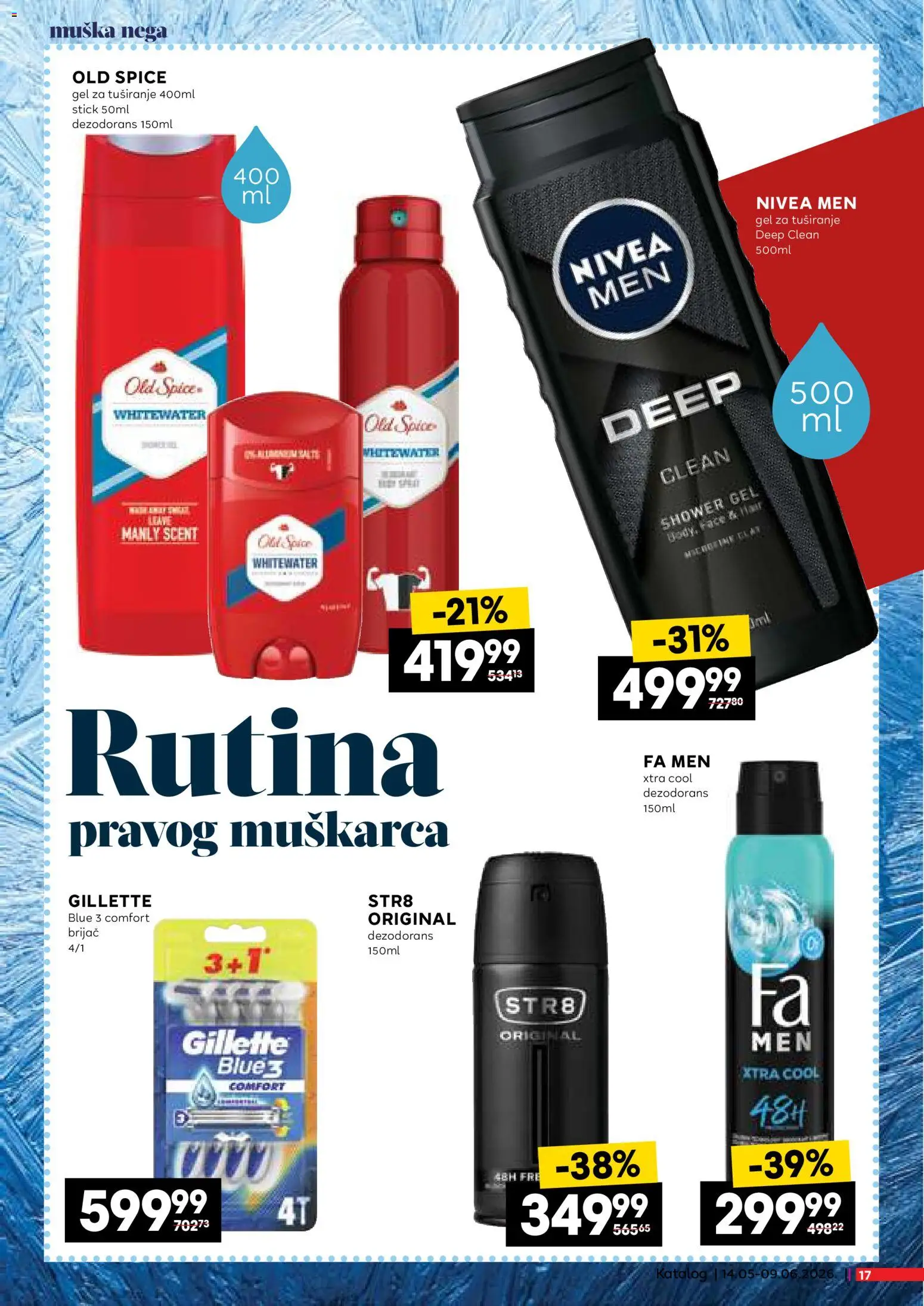 Roda katalog - važi od 14.05.2026 | Strana: 17 | Proizvode: Gillette, Nivea Men, Brijač, Nivea