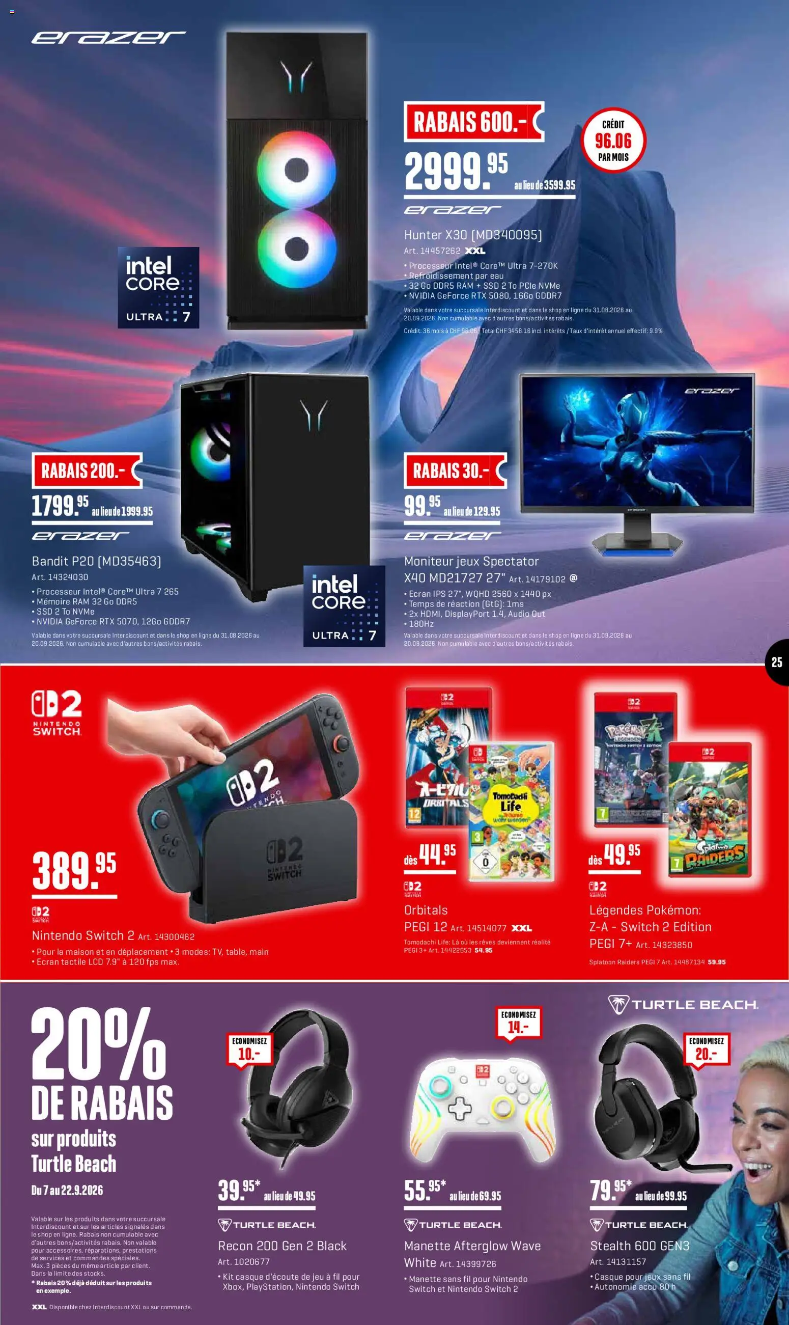 Interdiscount aktionen Offres – gültig ab 07.09.2026 | Seite: 25 | Produkte: Audio