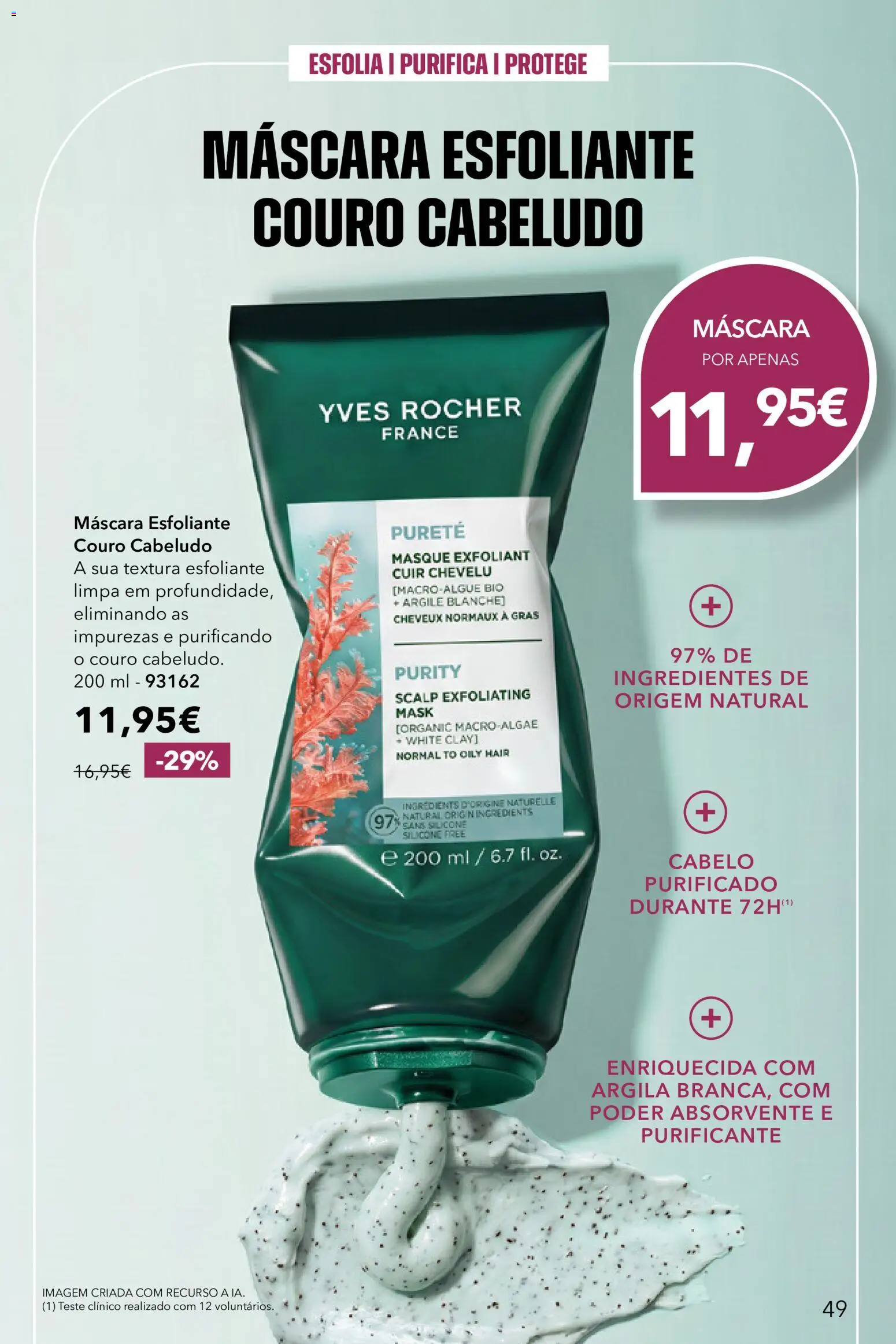 Yves Rocher Catalogo 13 │ válido de 21/10/2026 | Página: 49 | Produtos: Argila, Ingredientes