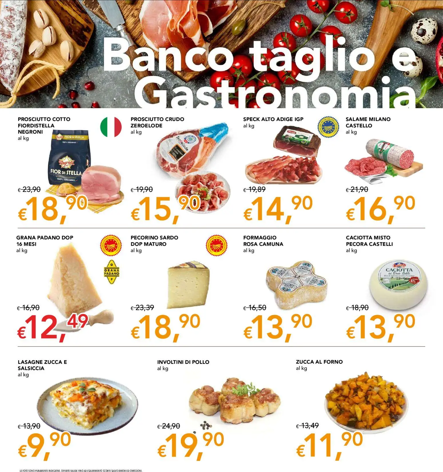 Volantino Migross del 08/10/2026 | Pagina: 4 | Prodotti: Salame, Taglio, Grana Padano, Lasagne