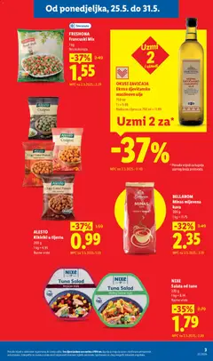 ALESTO Kikiriki u tijestu, 200 g, Razne vrste - Pregled kataloga iz trgovine Lidl, vrijedi od 25.05.2026 | Stranica: 3 | Proizvodi: Mljevena kava, Ulje, Maslinovo ulje, Tuna
