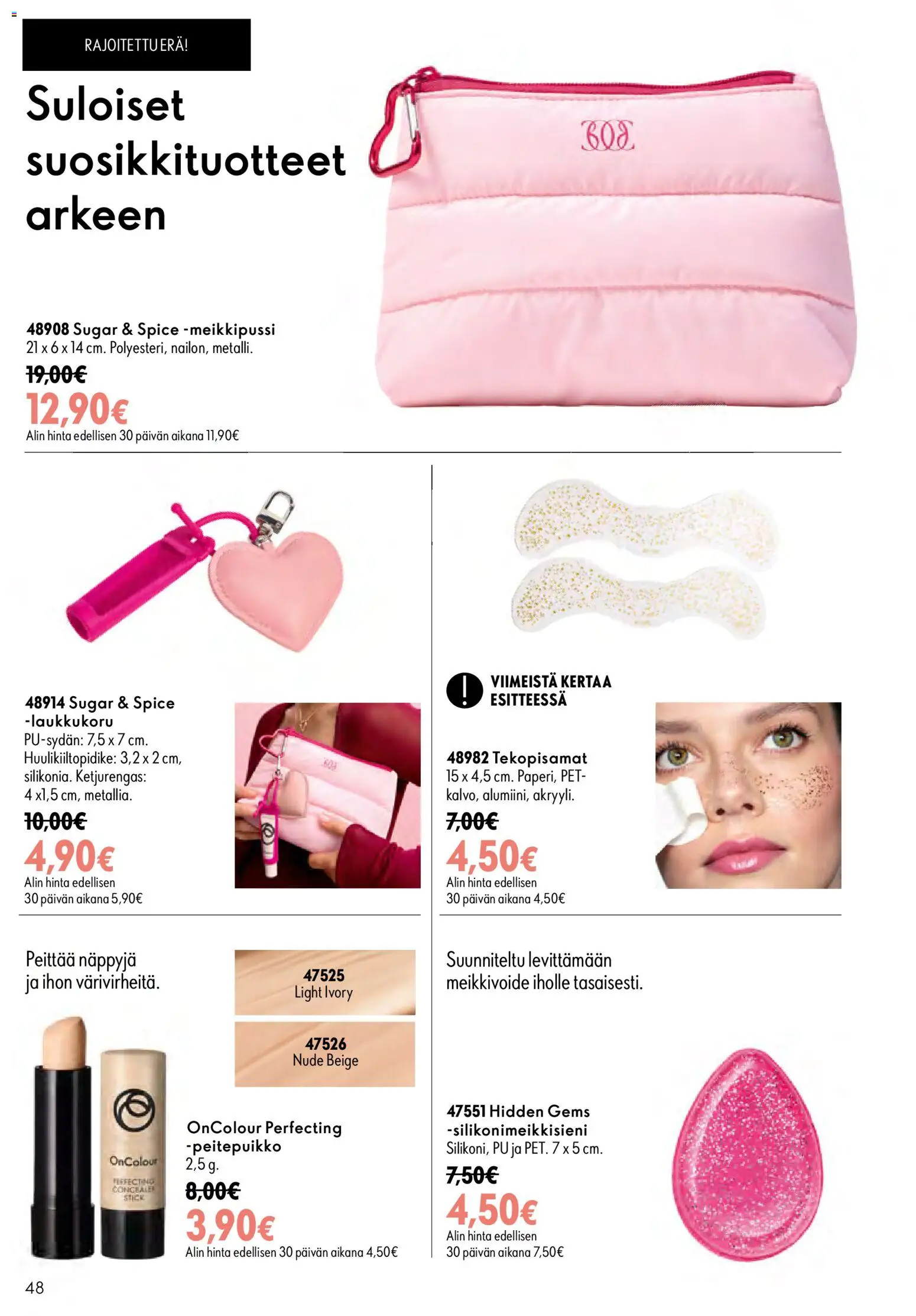 Oriflame - Esite 11 – voimassa 05/08/2026 alkaen | Sivu: 48 | Tuotteet: Meikkipussi