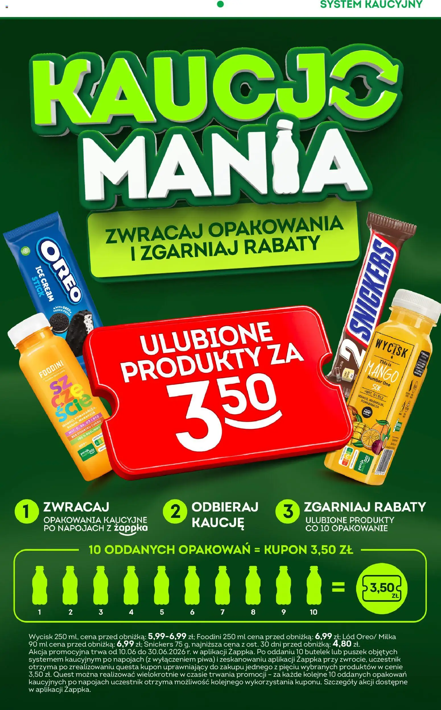 Żabka gazetka od 17.06.2026 | Strona: 21 | Produkty: Mango, Milka