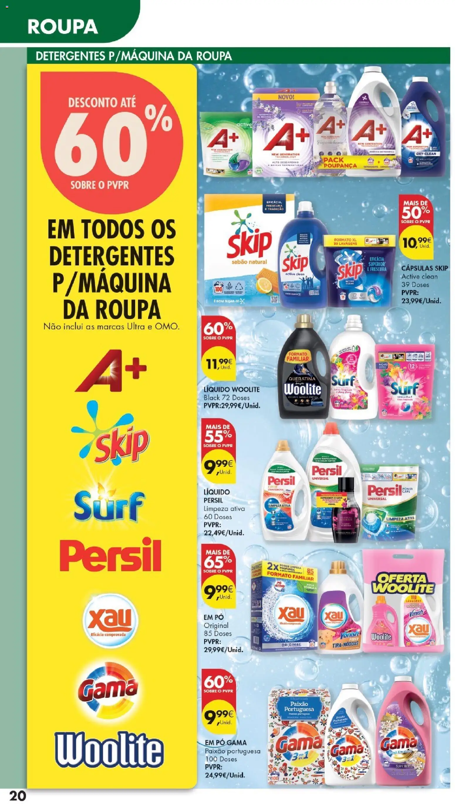 Pingo Doce folheto Especial DPH │ válido de 16.06.2026 | Página: 20 | Produtos: Pó, Sabão, Persil