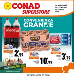 Anteprima del volantino Conad volantino Superstore Lazio valido a partire dal 12/08/2026