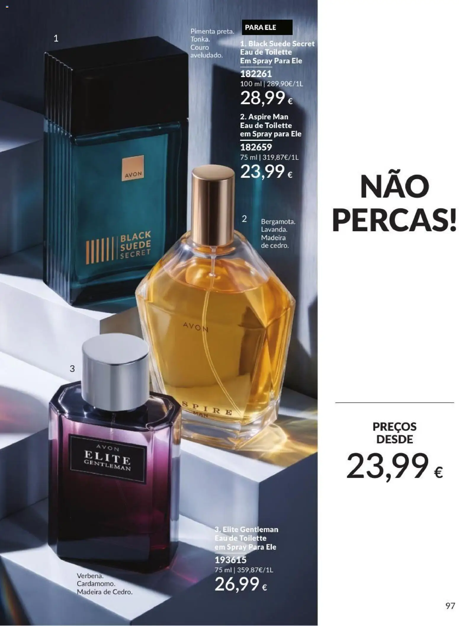 Catálogo Avon Campanha 9 │ válido de 01/09/2026 | Página: 97 | Produtos: Pimenta, Eau de toilette