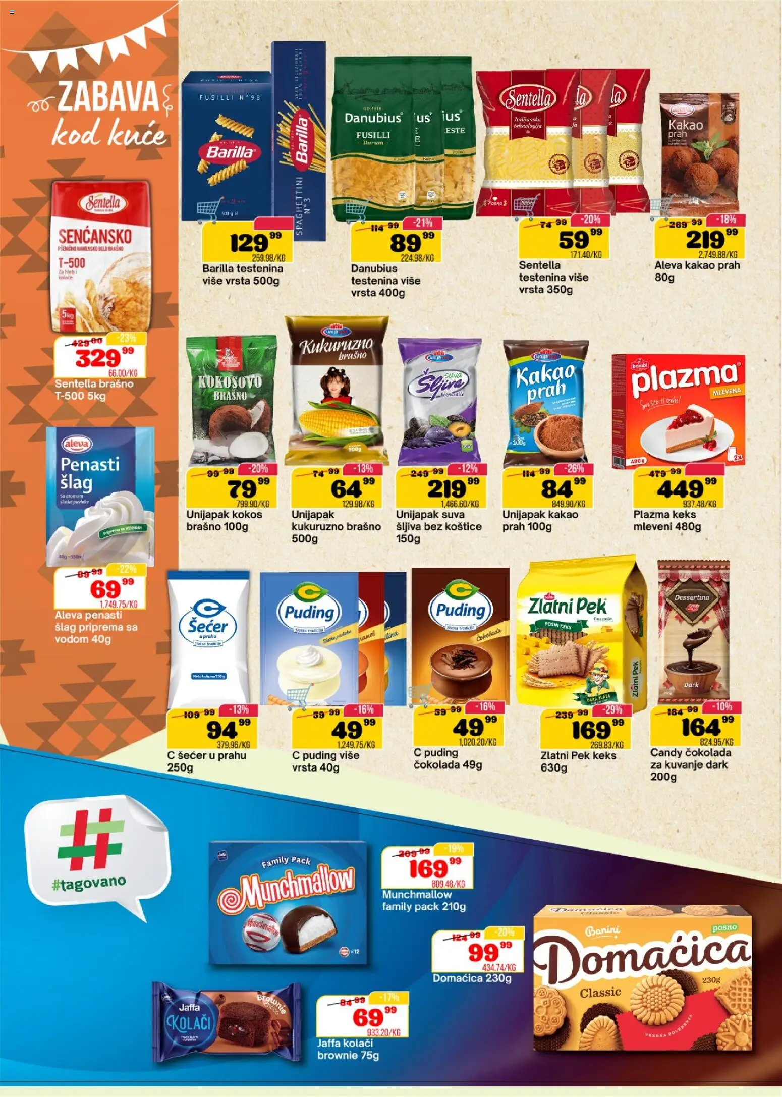 Senta Promet katalog - važi od 21.10.2026 | Strana: 10 | Proizvode: Šlag, Keks, Munchmallow, Čokolada