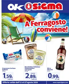 Anteprima del volantino SIGMA volantino OK valido a partire dal 11/08/2026