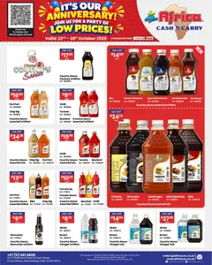Africa Cash & Carry specials catalogue – valid from 22/10/2026 | Page: 139 | Products: Chutney, Sauces, Mustard, Tomato sauce