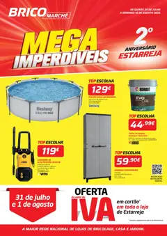 Pré-visualização BricoMarché Folheto 11 - Mega Imperdíveis - Estarreja válido de 30/07/2026