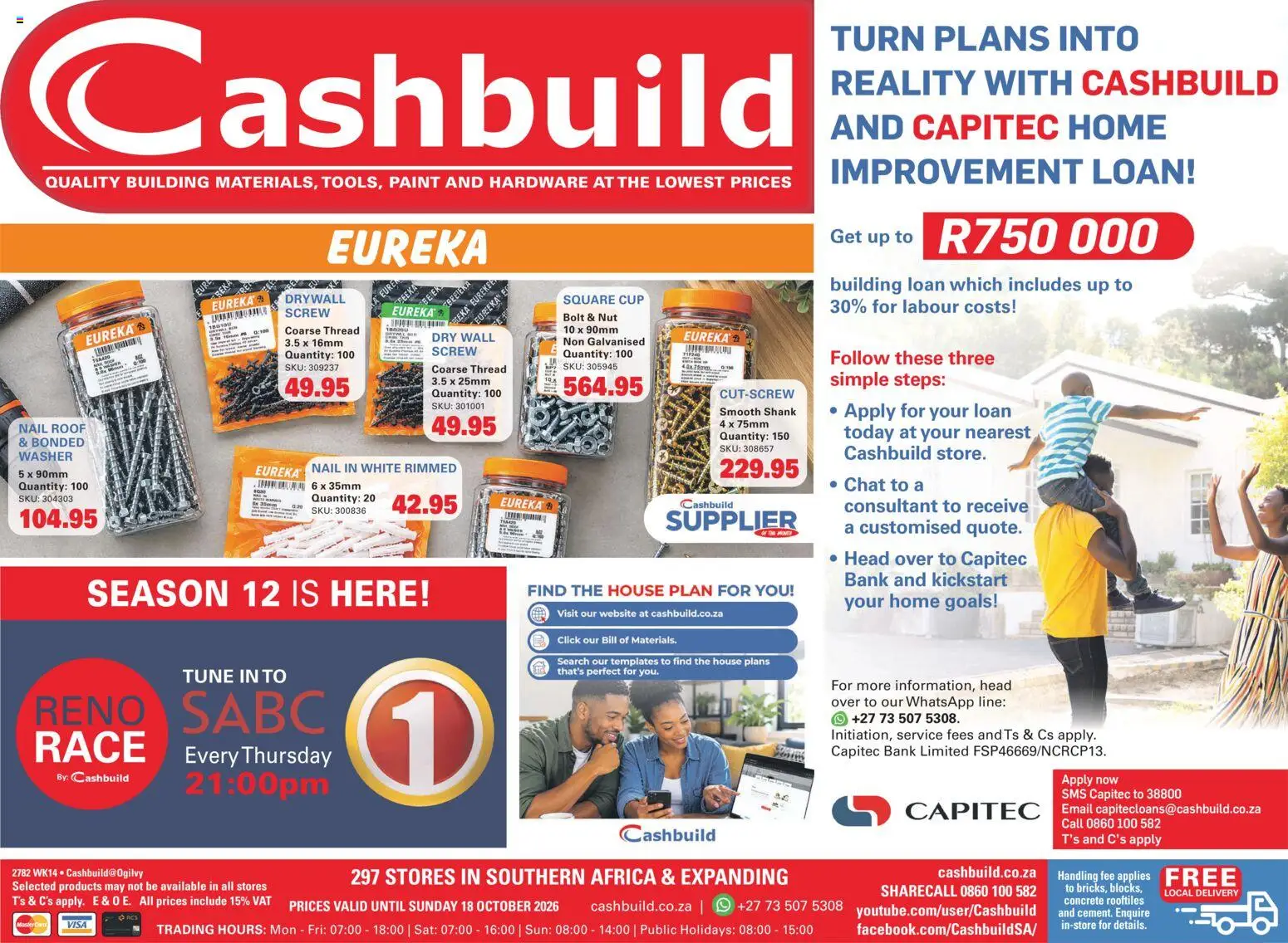 New Cashbuild catalogue – valid from 01/10/2026 | Page: 1 | Products: Paint, Beer