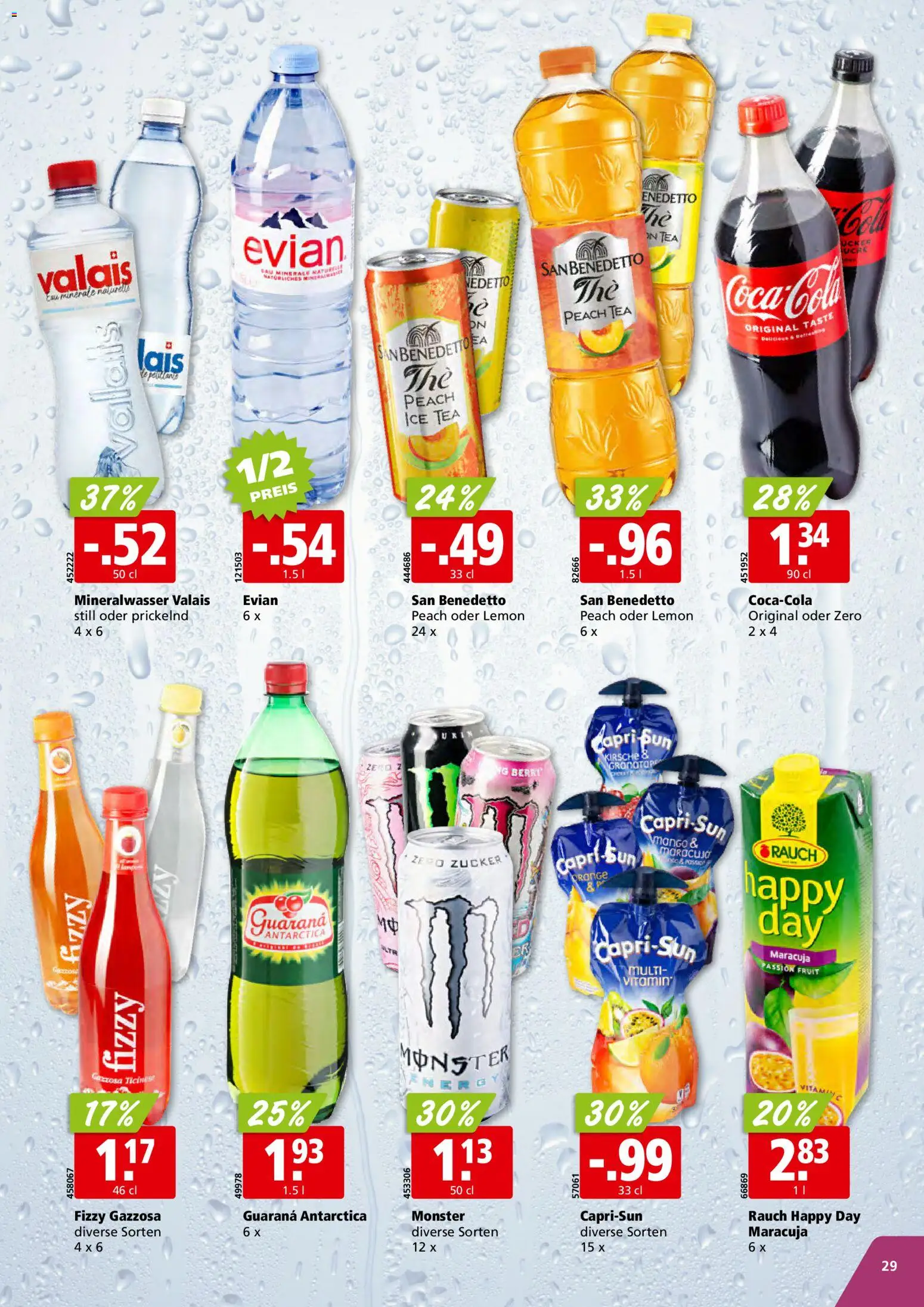 Aligro aktionen Chavannes, Matran, Genf, Sitten – gültig ab 01.06.2026 | Seite: 29 | Produkte: Mineralwasser, Zucker