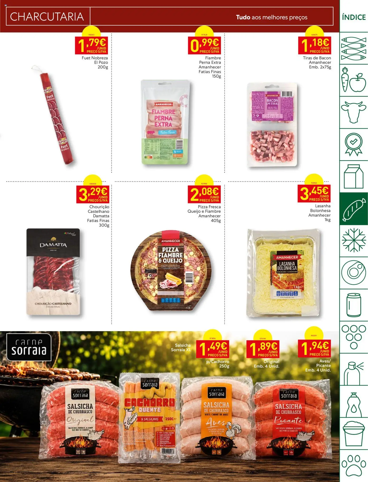 Recheio folheto │ válido de 21/07/2026 | Página: 13 | Produtos: Bacon, Queijo, Pizza, Carne