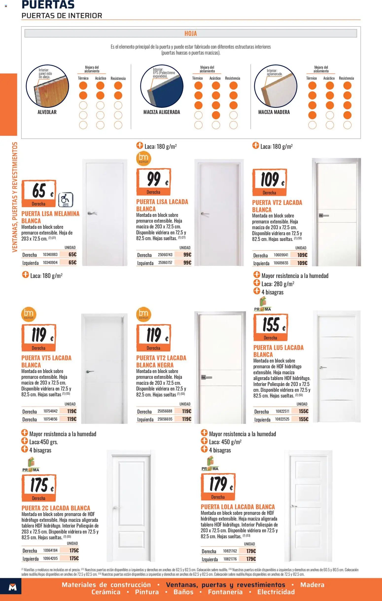 Obramat - Reformas Otono Imprenta Almacenes 15 Santander 2026 │ válido desde el 09/10/2026 | Página: 24 | Productos: Puertas