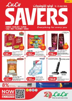 Preview of Lulu Hypermarket catalogue Savers Dubai & Northern Emirates valid from 15 Jul, 2026