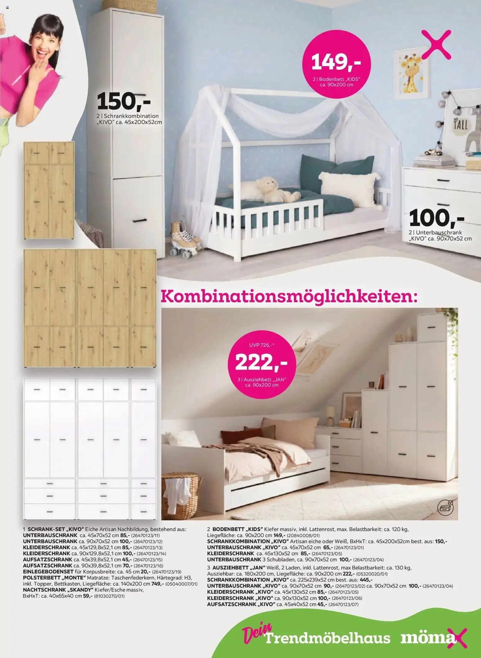 Mömax  Ansfelden gültig ab 16.08.2026 | Seite: 7 | Produkte: Matratze, Kleiderschrank