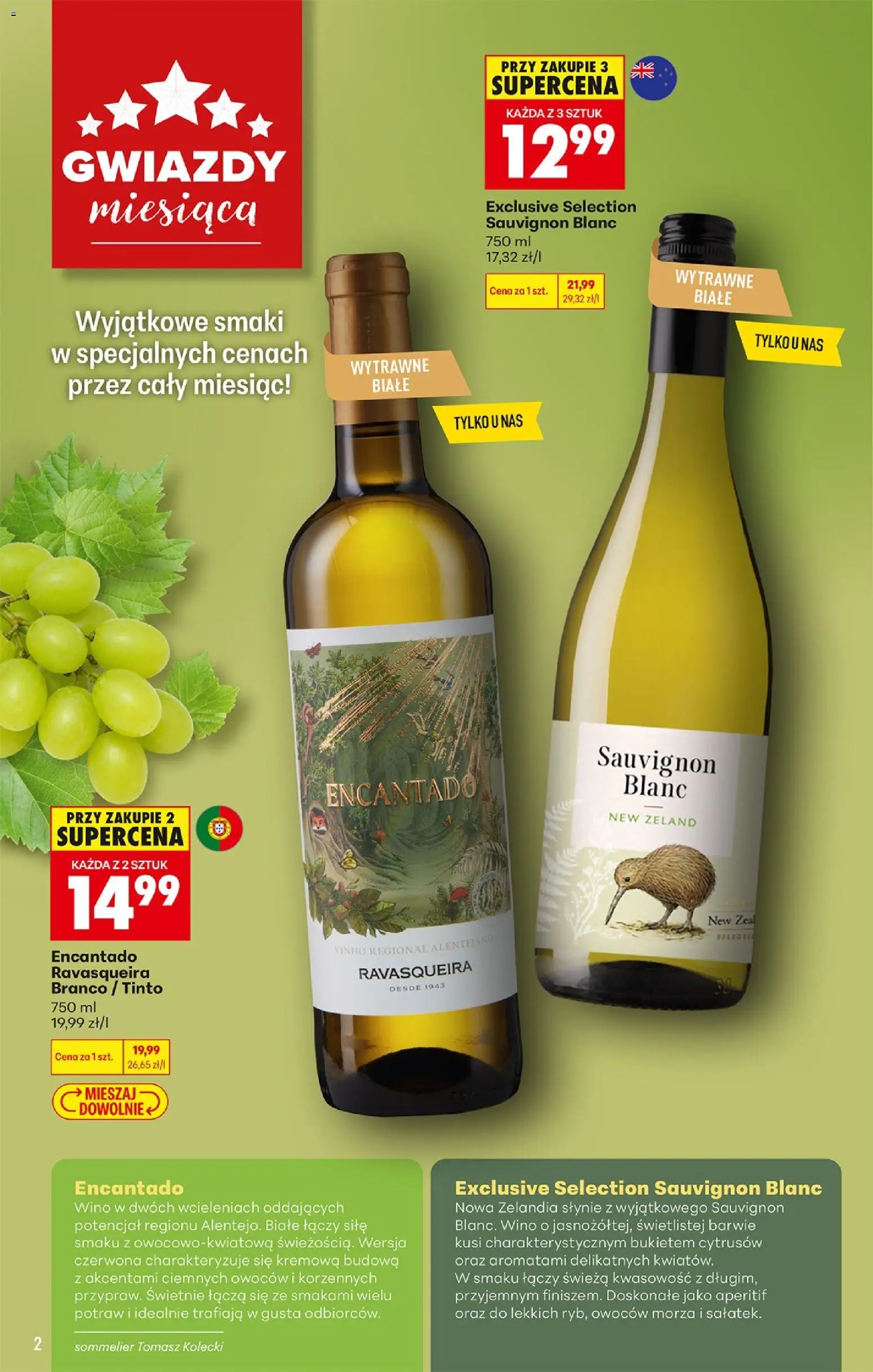 Biedronka gazetka - Czas na toast od 10.08.2026 | Strona: 2 | Produkty: Aperitif, Wino, Sauvignon Blanc