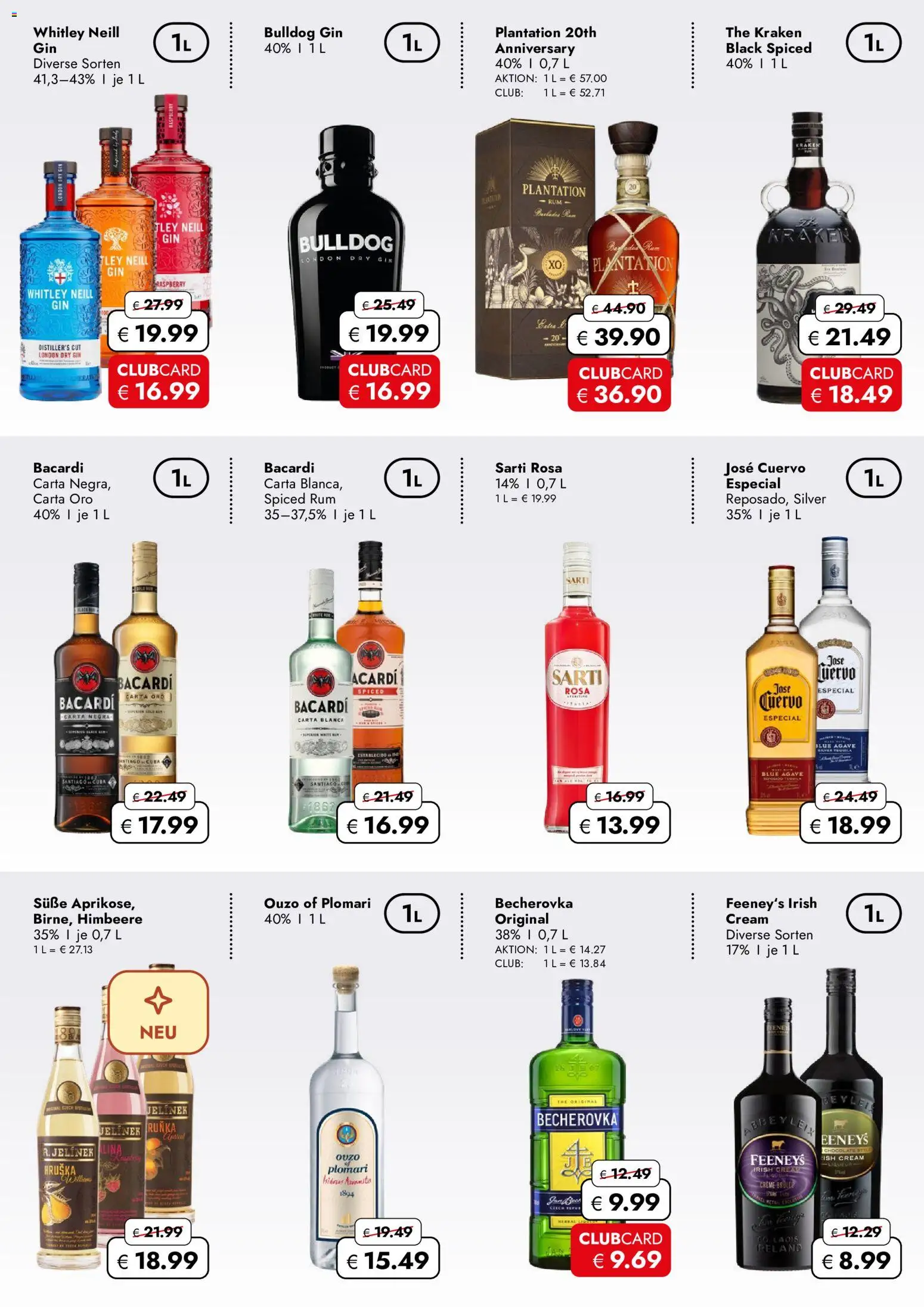 Travel Free  Aktionsangebote – gültig ab 18.09.2026 | Seite: 3 | Produkte: Bacardi, Ouzo, Rum, Gin