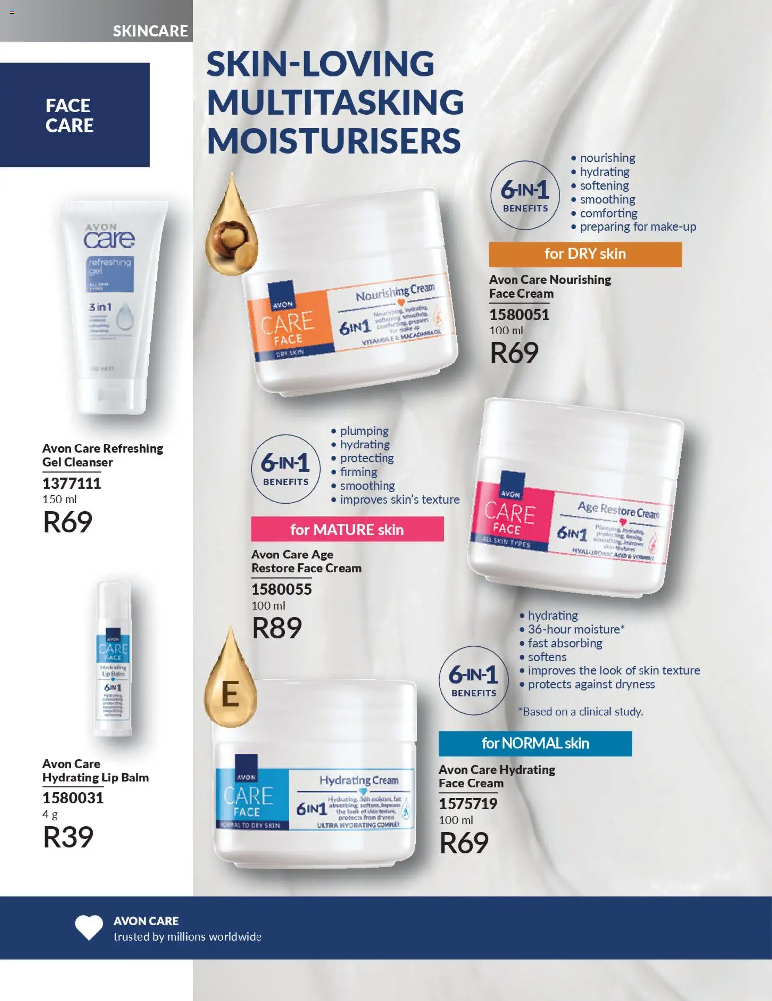New Avon catalogue – valid from 01.04.2026 | Page: 122 | Products: Cream, Lip balm
