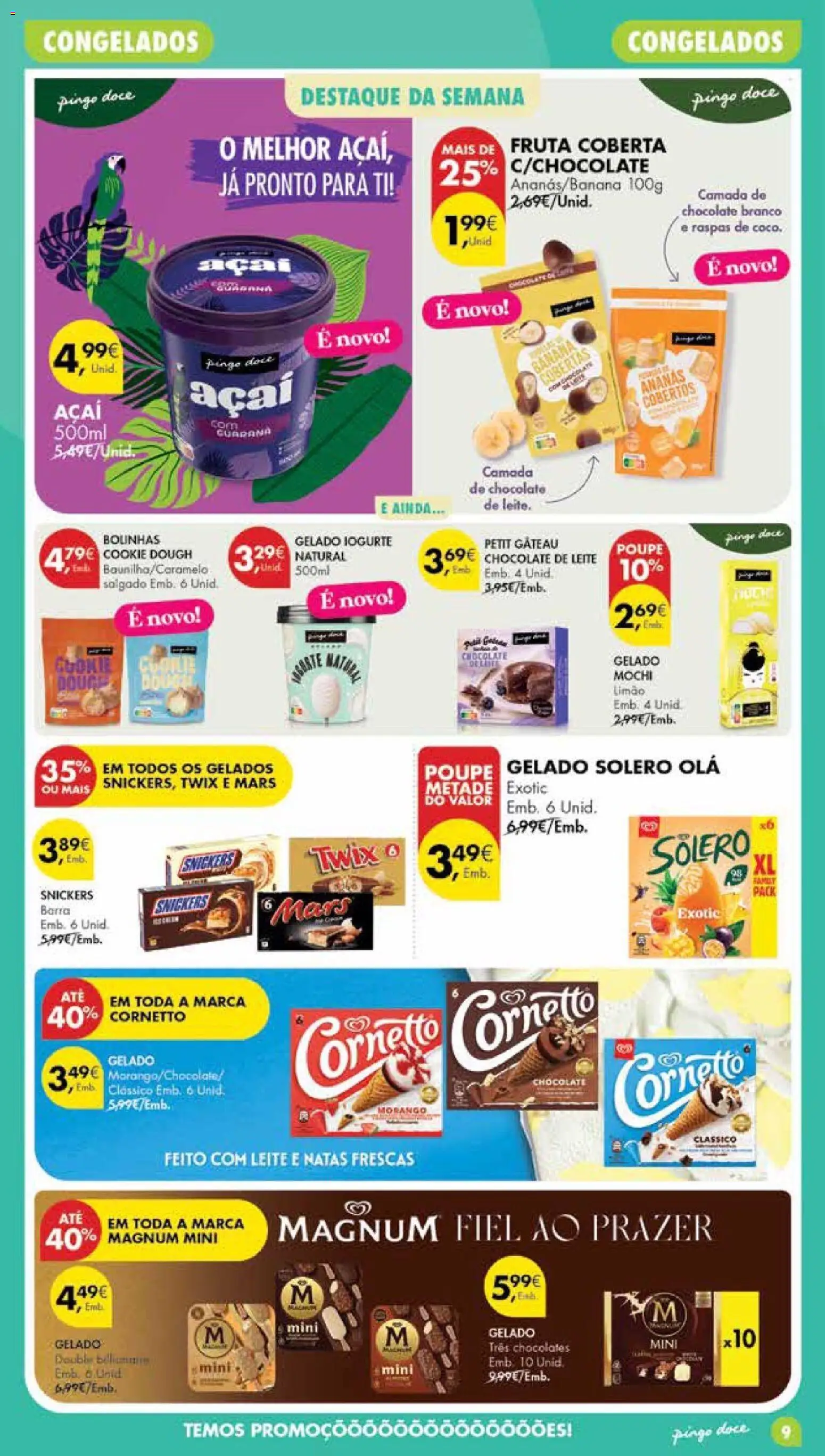 Pingo Doce Poupe Esta Semana Madeira │ válido de 25/08/2026 | Página: 9 | Produtos: Chocolates, Ananás, Gelado, Chocolate