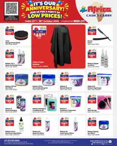Africa Cash & Carry specials catalogue – valid from 22/10/2026 | Page: 121