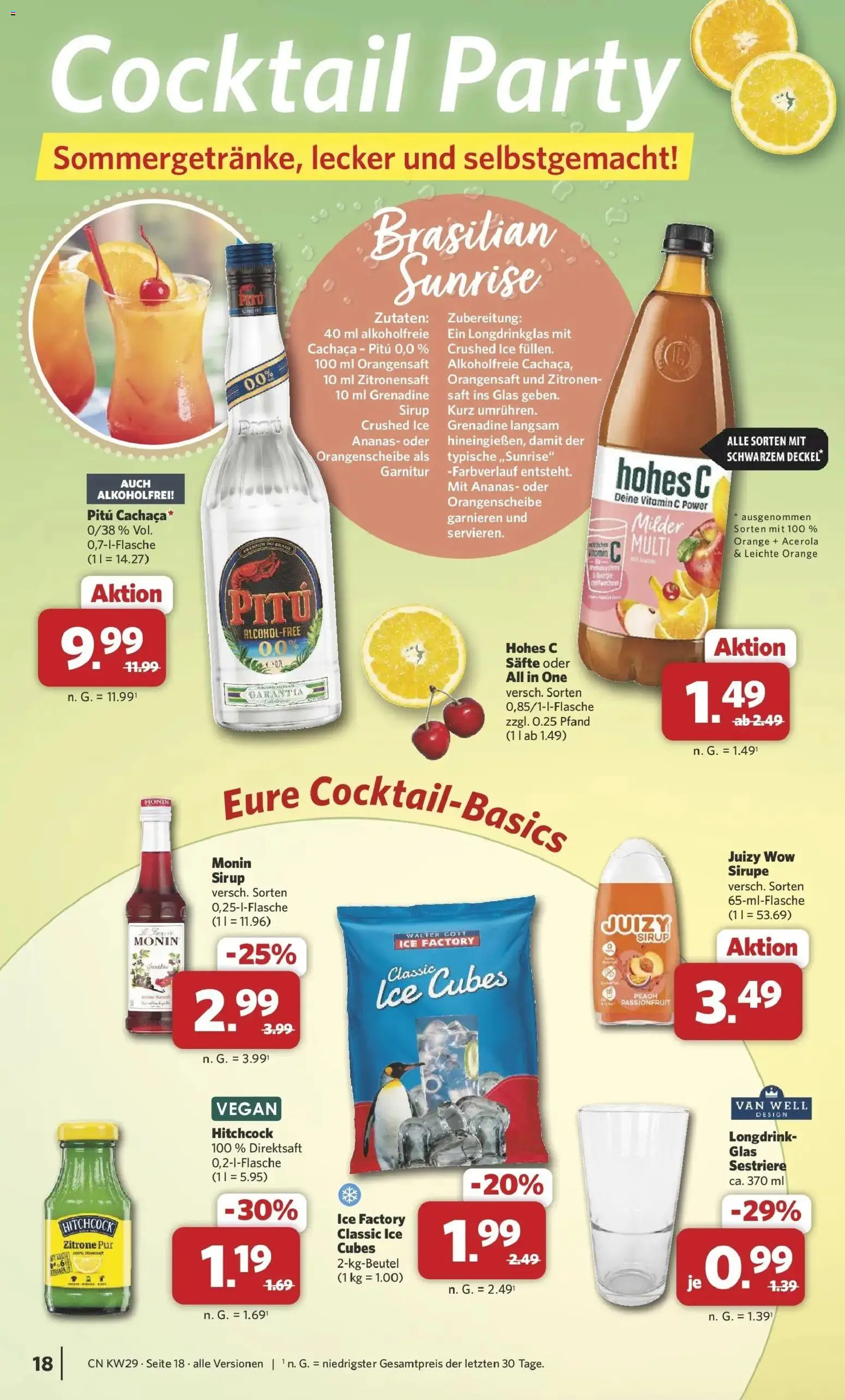Combi Prospekt Bremen – gültig ab 13.07.2026 | Seite: 18 | Produkte: Sirup, Orangensaft, Zitrone, Saft