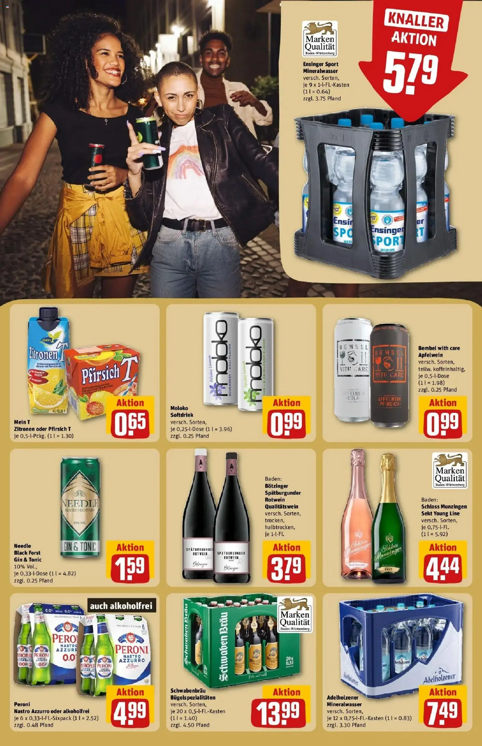 REWE Prospekt ab 14.09.2026 zum Blättern » Angebote | Seite: 19 | Produkte: Rotwein, Sekt, Gin, Zitronen