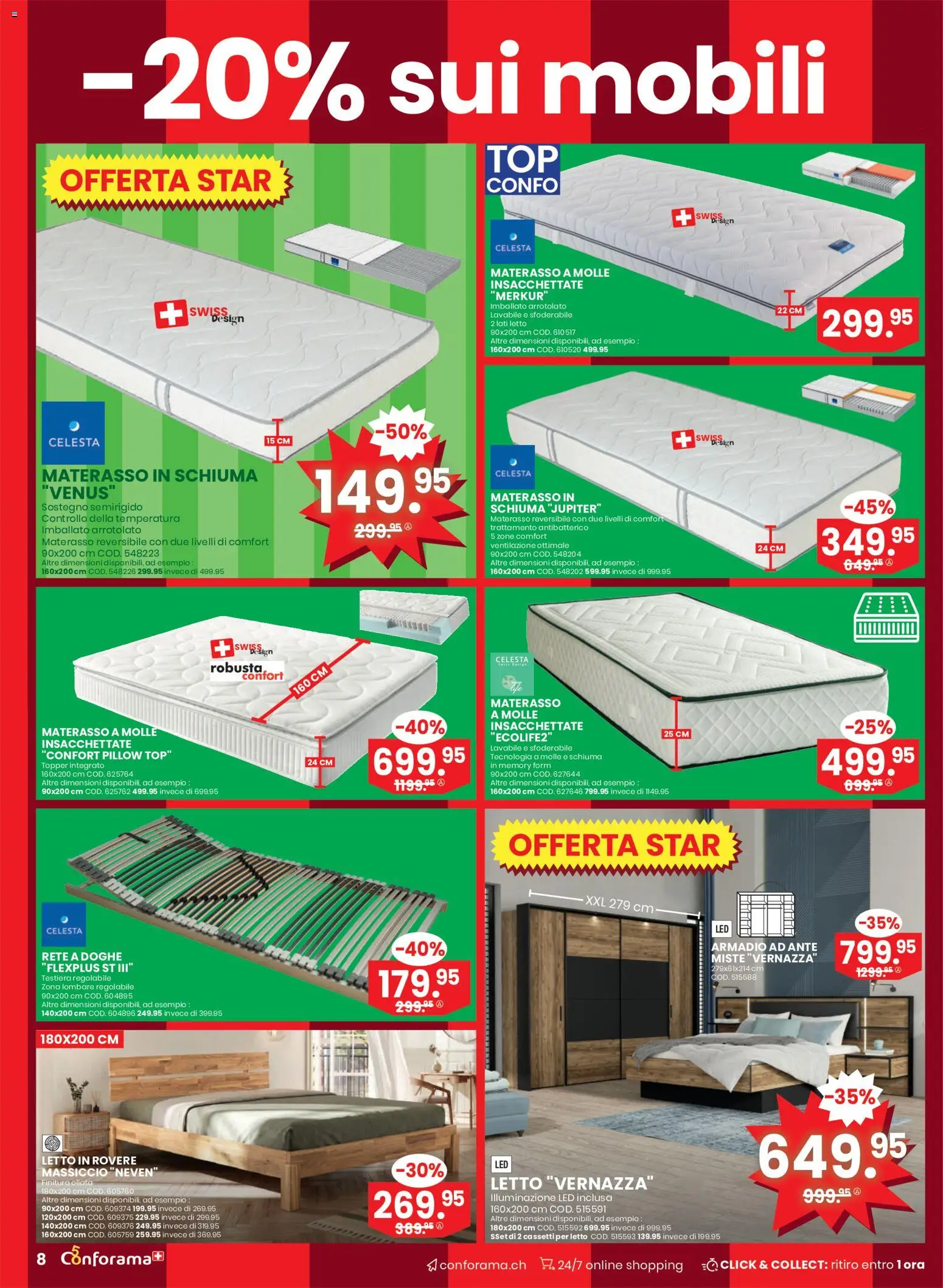 Conforama aktionen IT – gültig ab 03.06.2026 | Seite: 8 | Produkte: Topper, Top