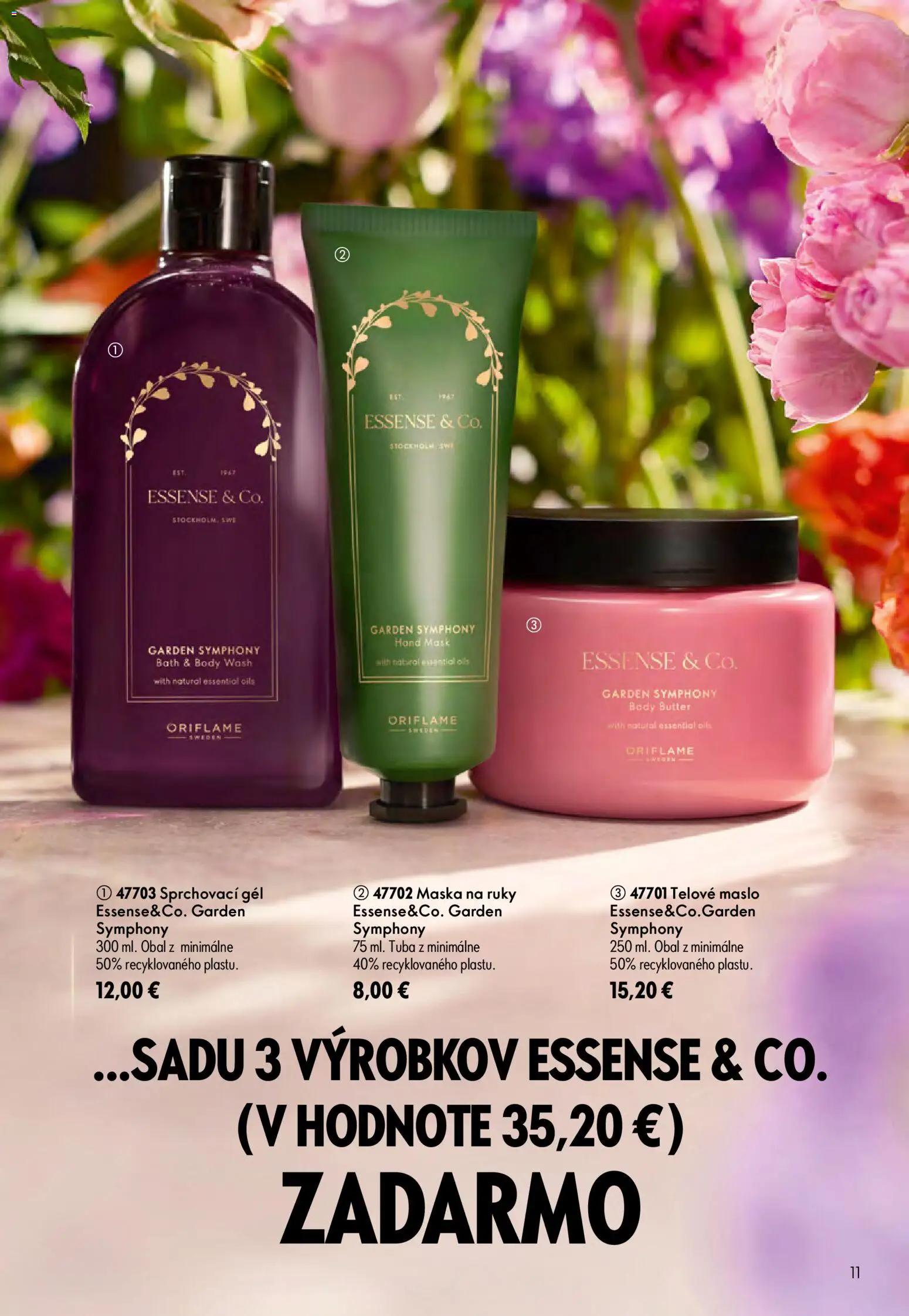 Nové Oriflame akcie – leták je platný od 29.07.2026 | Strana: 11 | Produkty: Maslo, Maska