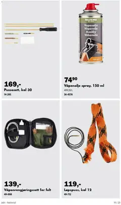 Forhåndsvisning av Biltema Jakt - National gyldig fra 17/08/2026 | Side: 19 | Produkter: Kål