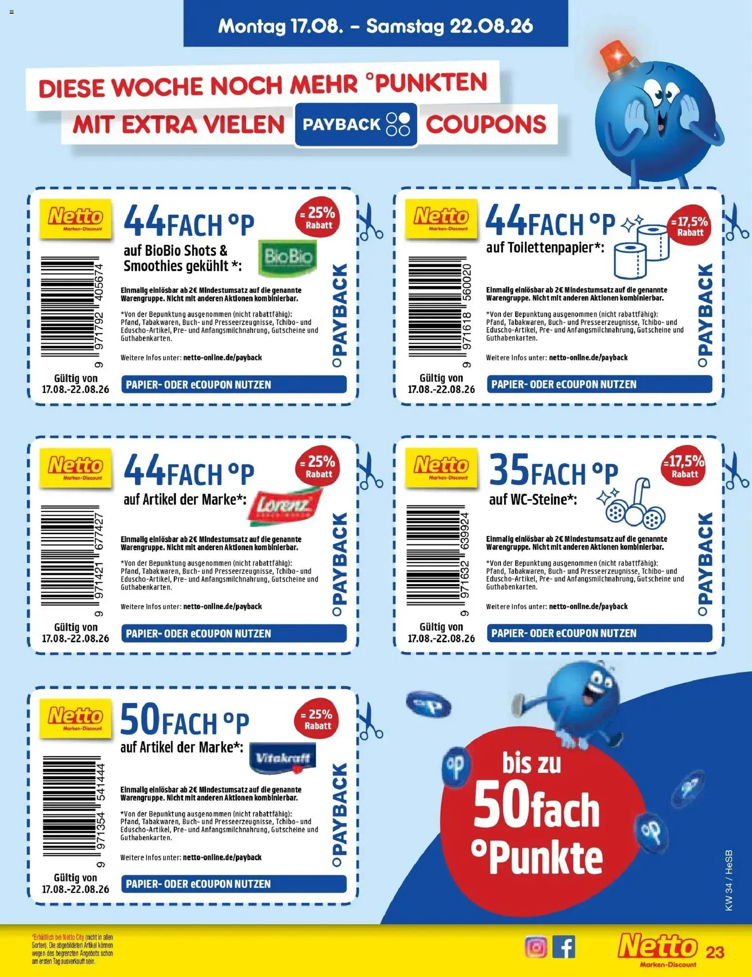 Netto Marken-Discount Prospekt Hamburg – gültig ab 17.08.2026 | Seite: 33 | Produkte: Presse, Toilettenpapier