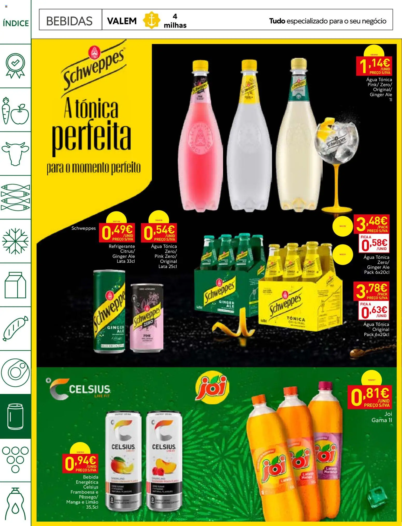 Recheio folheto Horeca │ válido de 13/10/2026 | Página: 20 | Produtos: Agua, Manga, Água tónica, Bebida energética