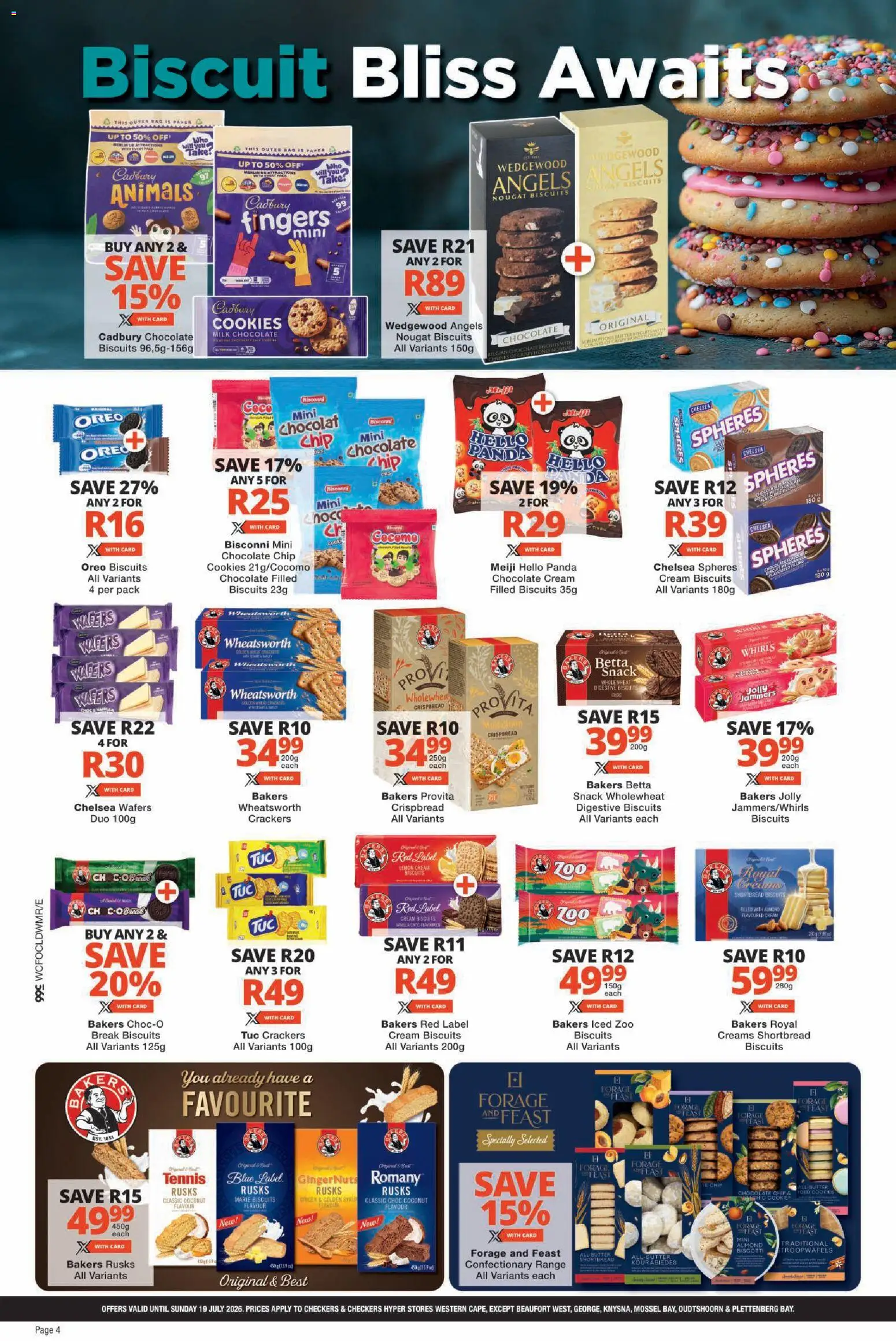 New Checkers catalogue – valid from 25/06/2026 | Page: 4 | Products: Bag, Butter, Biscuits, Lemon
