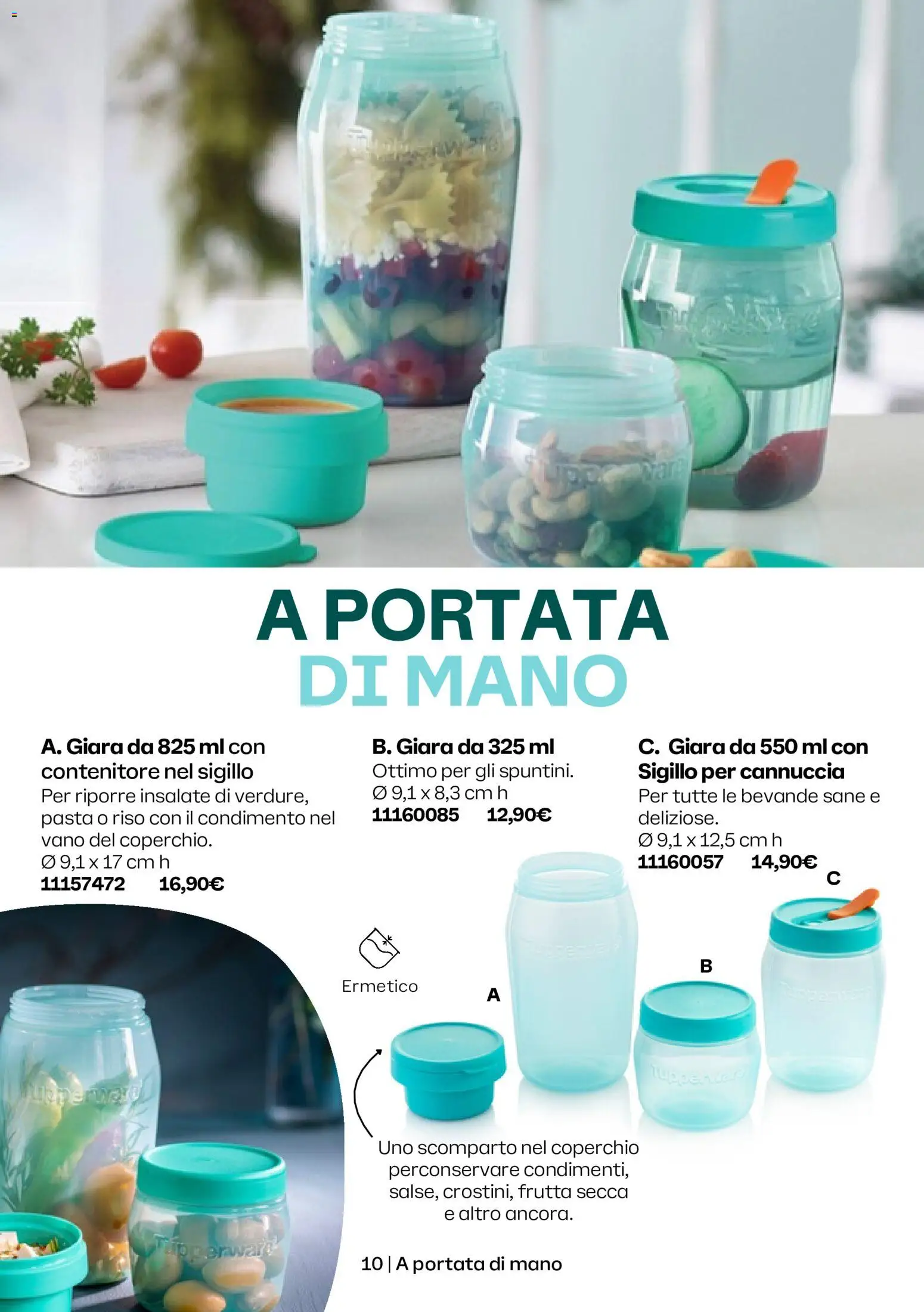 Volantino Tupperware del 01.05.2026 | Pagina: 10 | Prodotti: Riso, Frutta, Pasta, Contenitore
