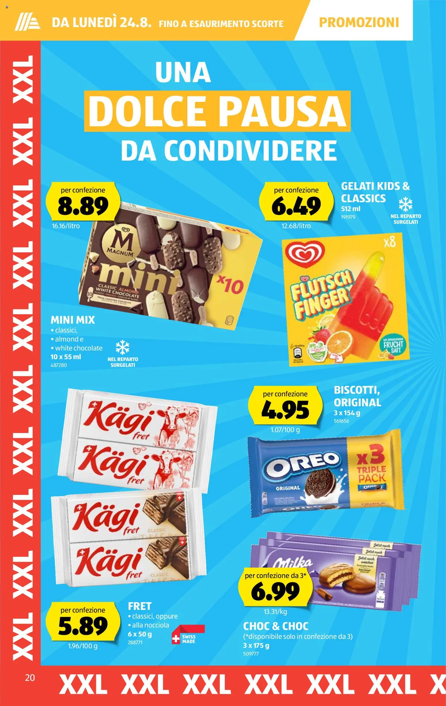 Aldi aktionen IT – gültig ab 20.08.2026 | Seite: 20 | Produkte: Magnum, Saft