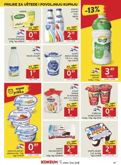 K PLUS VRHNJE ZA KUHANJE, 20% m.m., 500ml, 1l=3,78EUR - Pregled kataloga iz trgovine Konzum, vrijedi od 27.05.2026 | Stranica: 25 | Proizvodi: Vrhnje za kuhanje, Jogurt, Kiselo vrhnje, Badem
