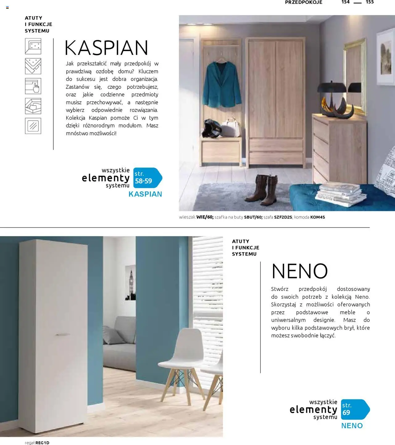 Black Red White Gazetka - Katalog rodzinnych wnętrz od 24.05.2024 | Strona: 155 | Produkty: Buty, Szafa, Komoda, Wieszak