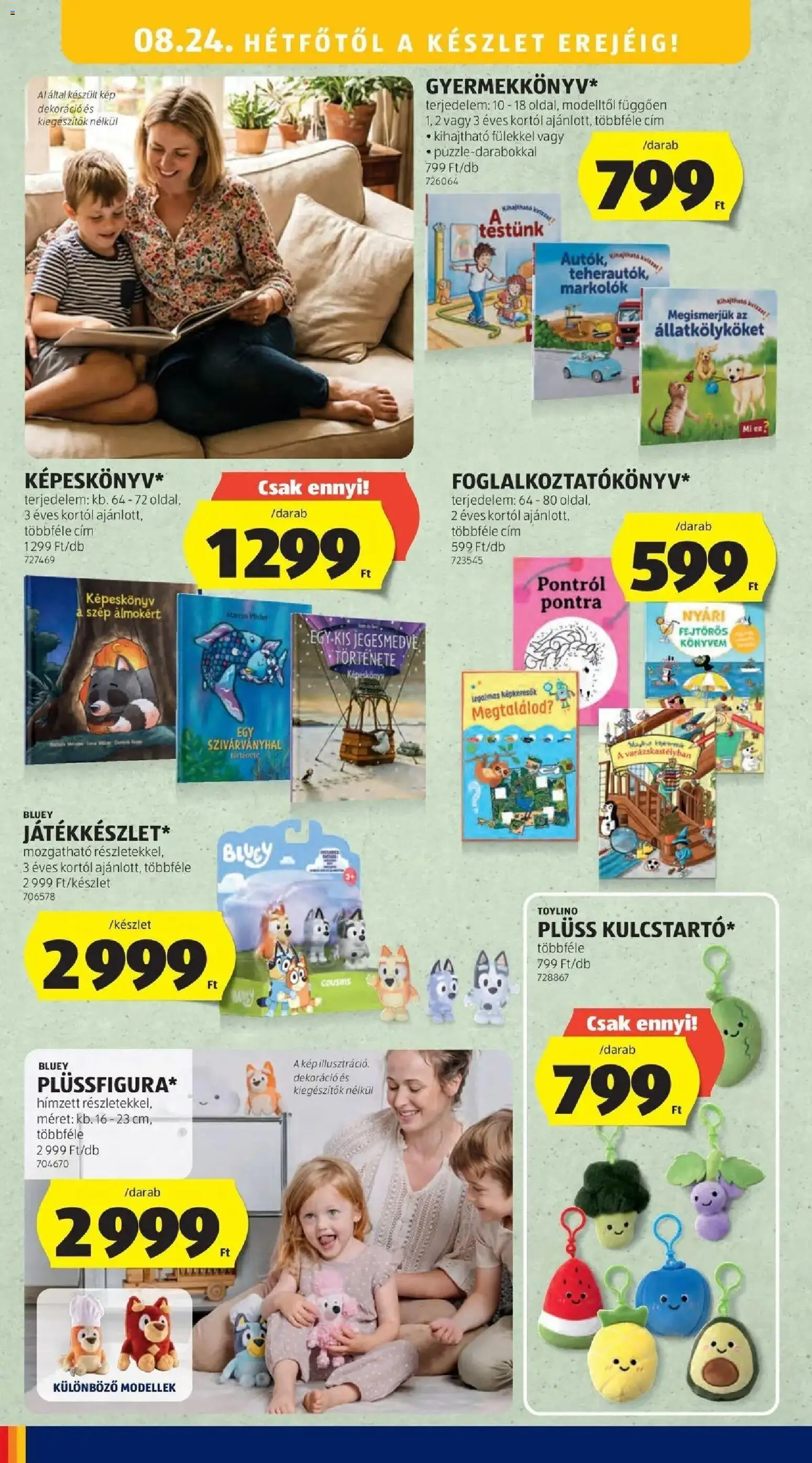 Aldi aktuális akciós újság - 2026.08.21. -tól/töl > akció, lapozható szórólap 🛍️ | Oldal: 32 | Termékek: Plüss, Dekoráció