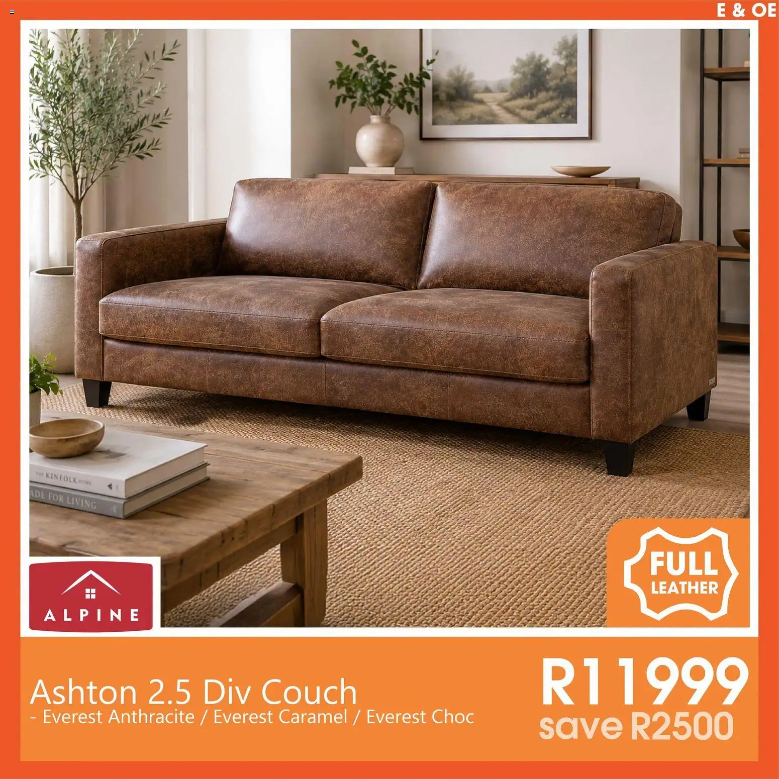 New Tafelberg Furnishers catalogue – valid from 26/08/2026 | Page: 17 | Products: Couch, Caramel