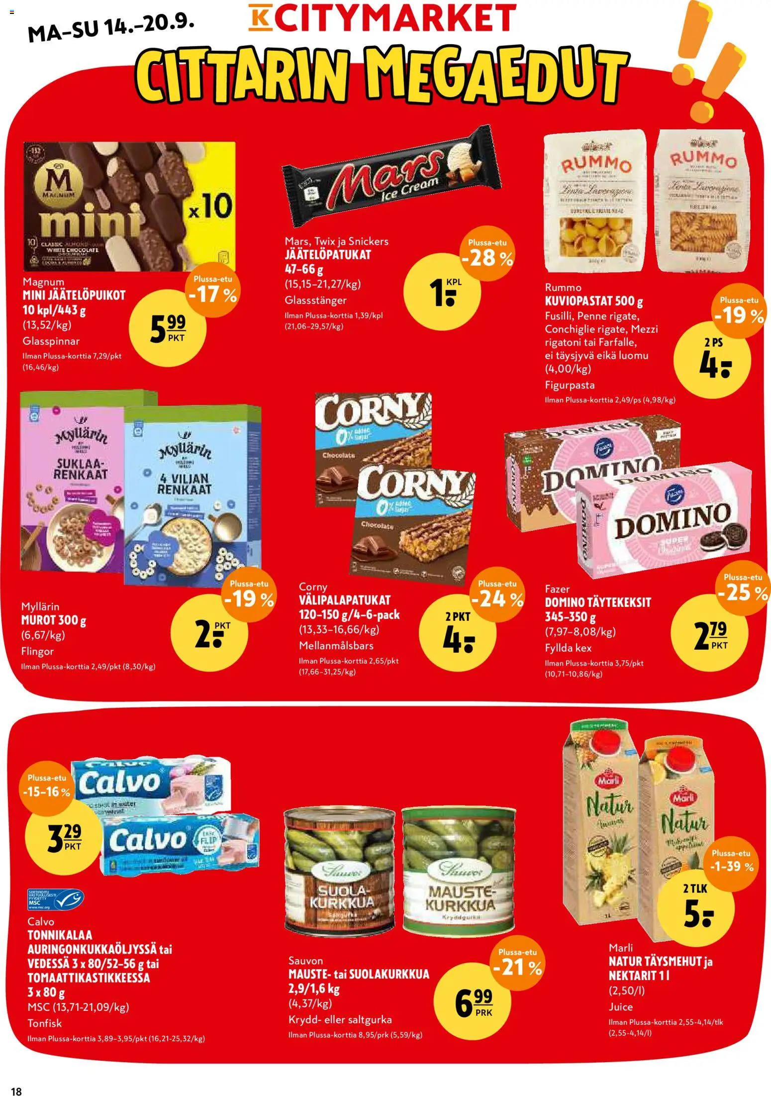 K-Citymarket tarjoukset – voimassa 14/09/2026 alkaen | Sivu: 18