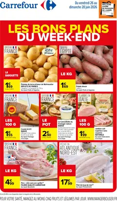 Carrefour - Prévisualisation de Carrefour les bons plans du week-end valide à partir de 26/06/2026