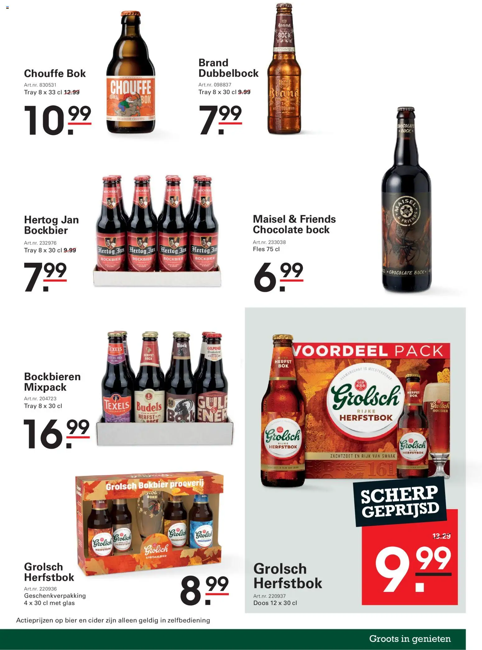 {H1} | Pagina: 39 | Producten: Bier, Maïs, Glas, Cider