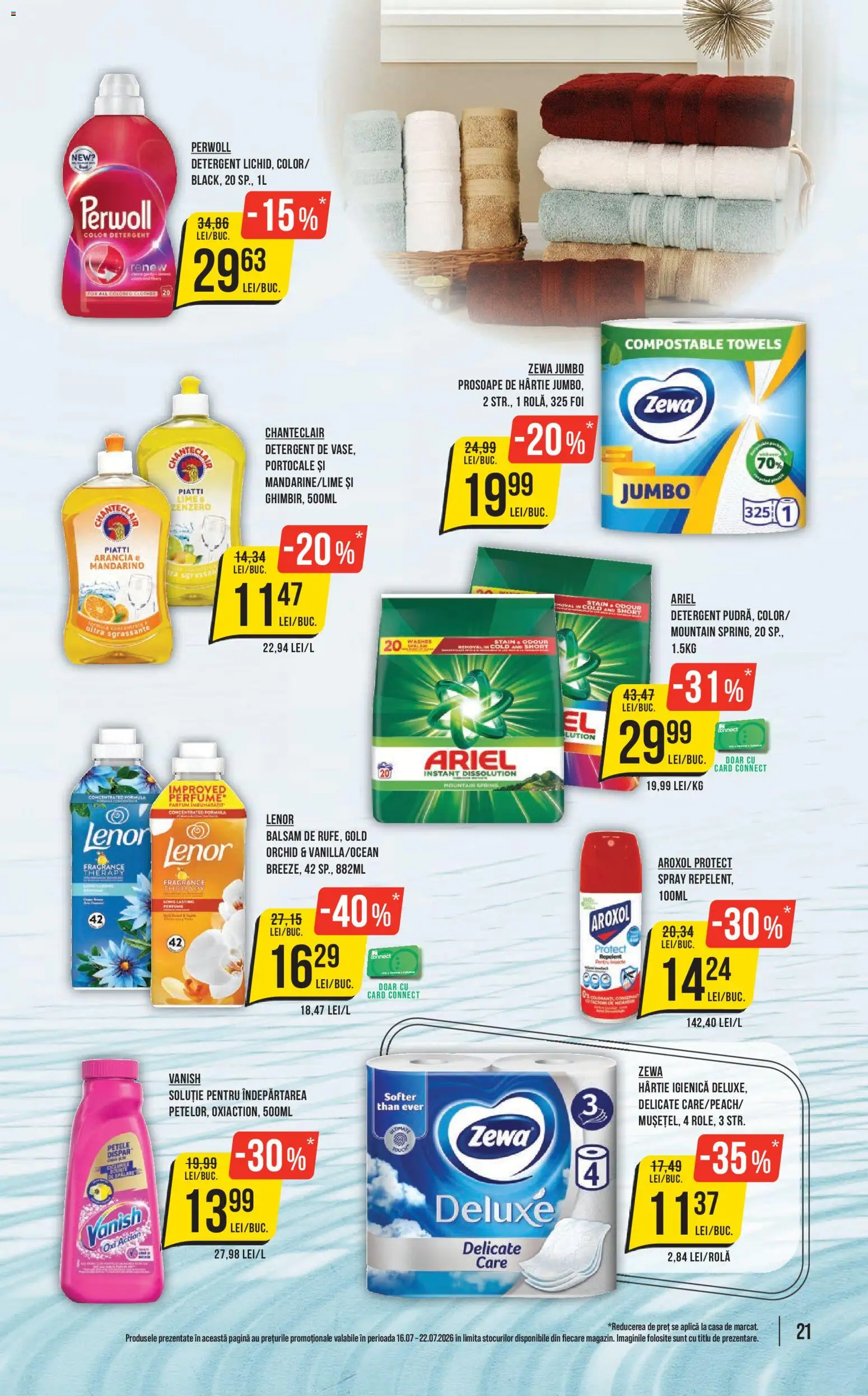 Noul catalog Mega Image – valabil de la 16.07.2026 | Pagină: 21 | Produse: Lime, Balsam, Vanish, Deluxe