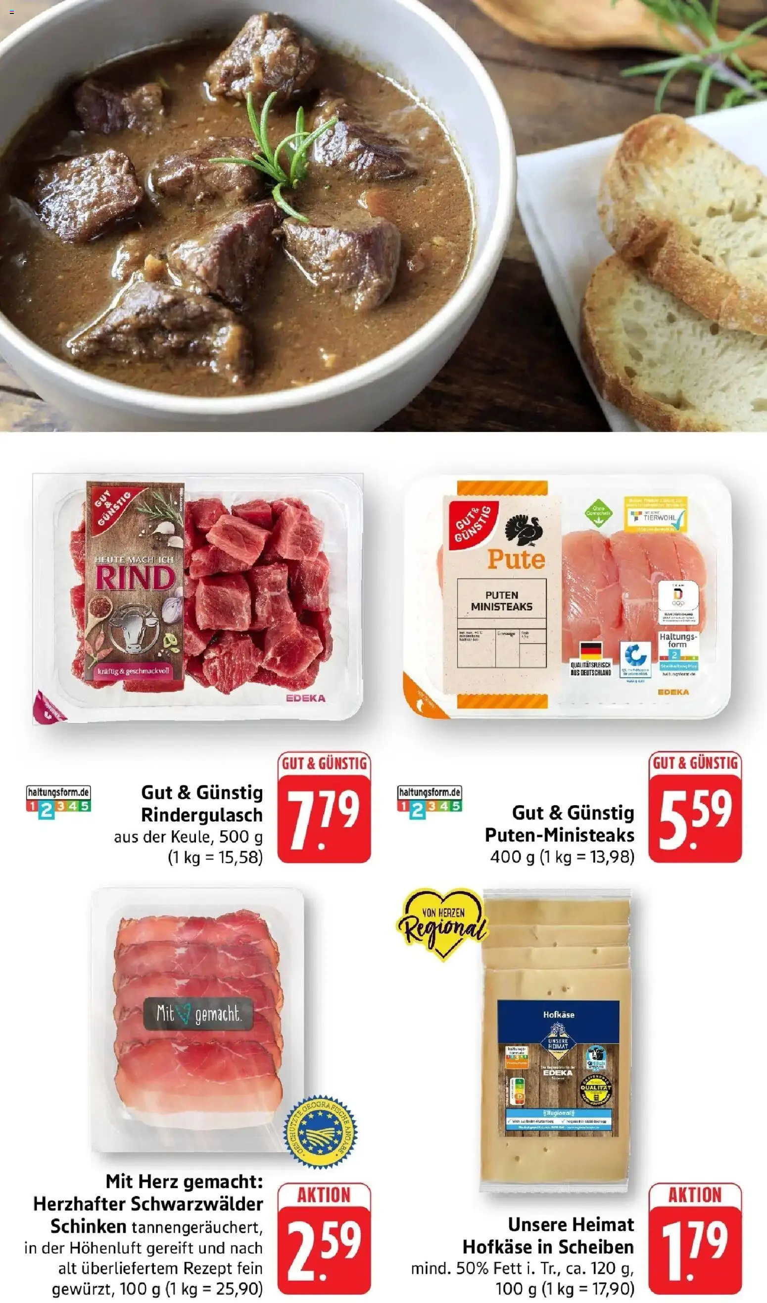 nah & gut Prospekt Gengenbach – gültig ab 12.10.2026 | Seite: 3 | Produkte: Pute, Rindergulasch, Schinken