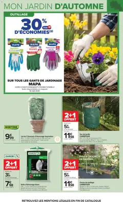 Carrefour - Prévisualisation de Carrefour Jardin et bricolage valide à partir de 29/09/2026 | Page: 8 | Produits: Sac, Jardinage, Plantes, Rouleau
