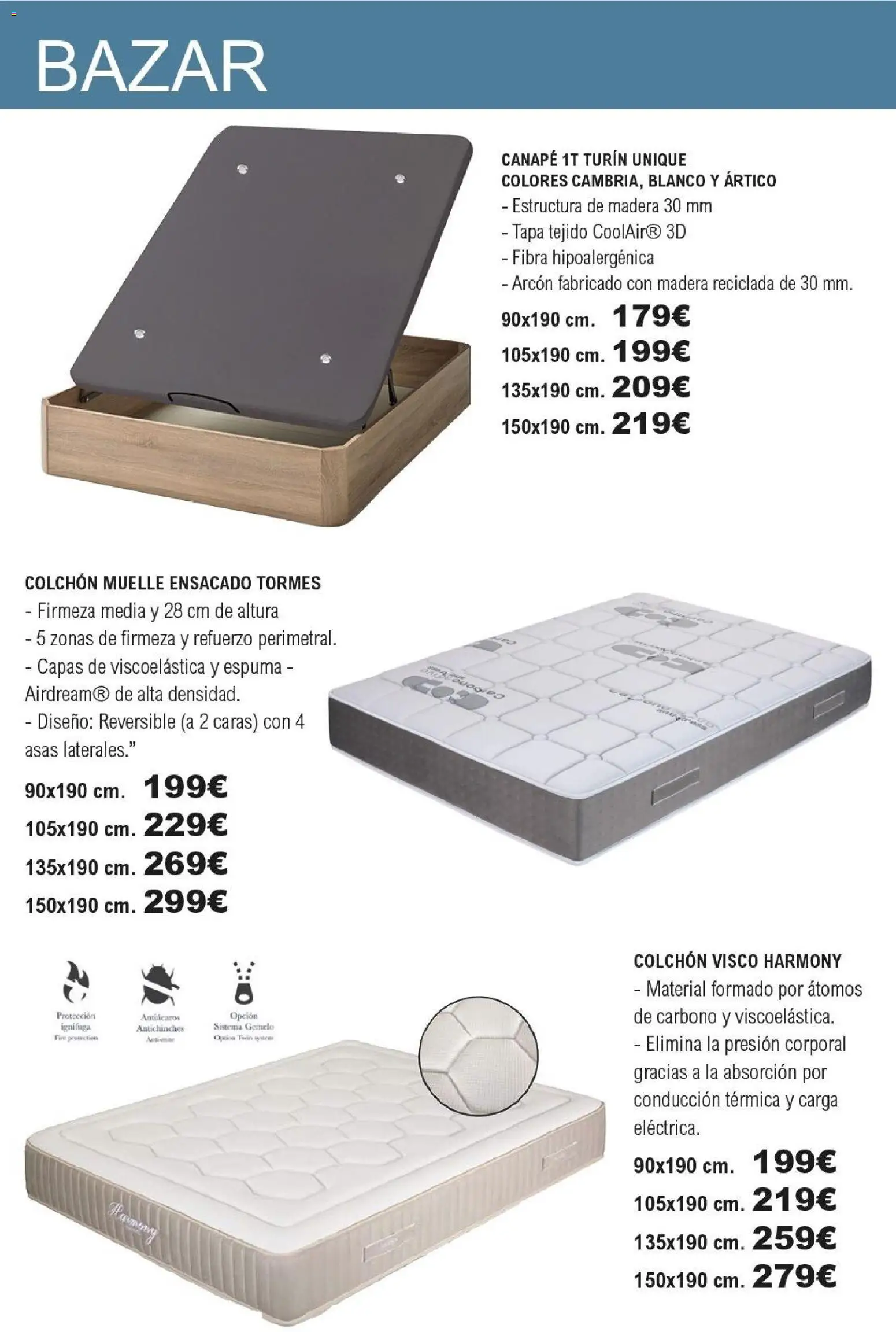 E.Leclerc folleto Electro │ válido desde el 14/10/2026 | Página: 22 | Productos: Espuma, Colchon