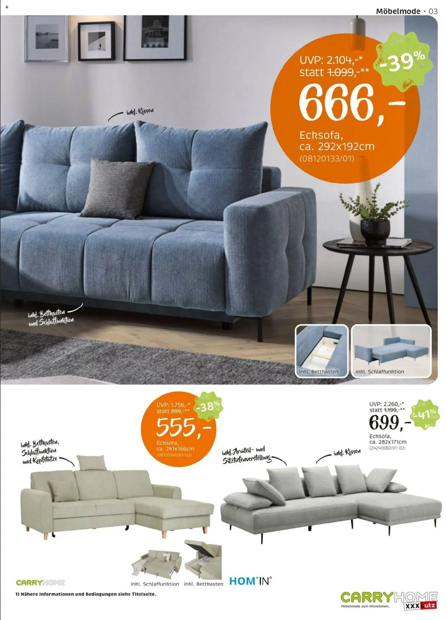 XXXLutz Carry Home gültig ab 30.06.2026 | Seite: 3 | Produkte: Kissen