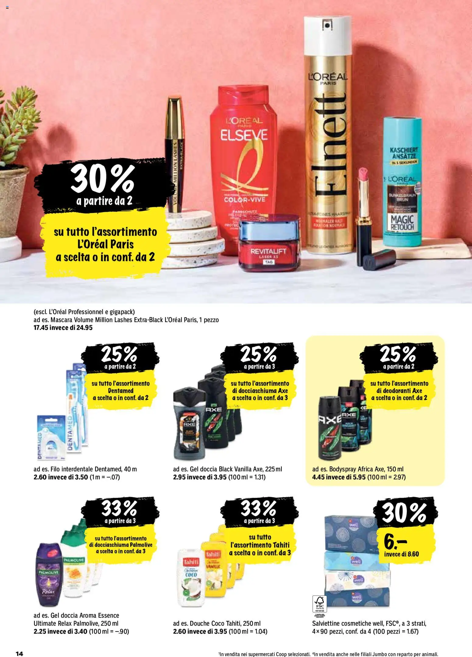Coop aktionen IT – gültig ab 23.07.2026 | Seite: 14 | Produkte: Shower Gel, Mascara